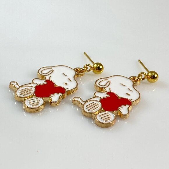Snoopy Dangle Earrings - Picture 3 of 8